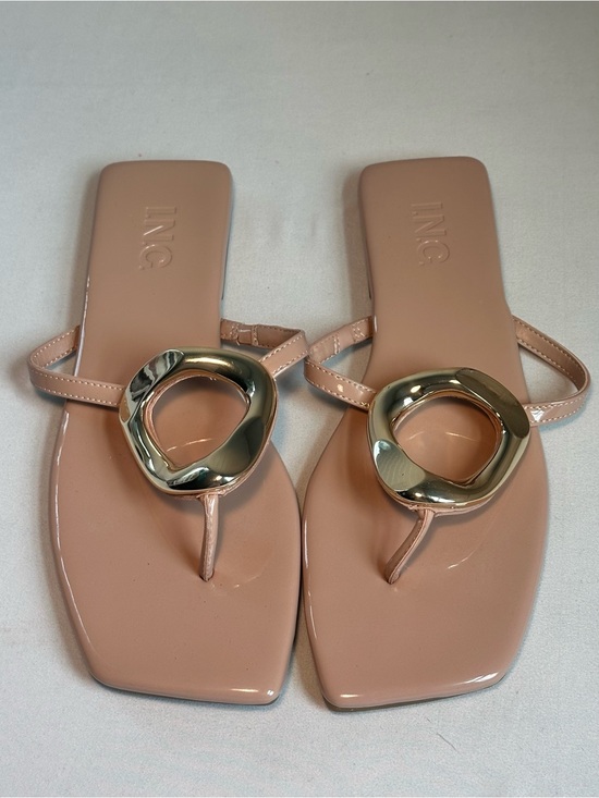 INC International Concepts Shoes - INC International Concepts Sandals with Gold Accent